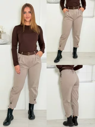 Mom fit nadrág övvel