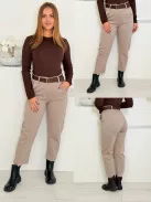 Mom fit nadrág övvel