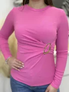 Rugalmas, bordás anyagú felső