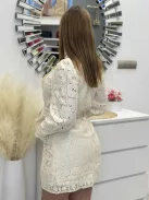 Csipkés, megkötős ruha