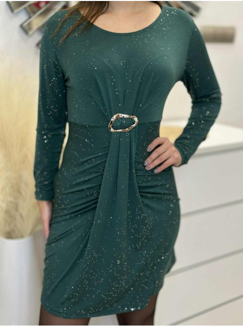 Elegáns, rugalmas anyagú, csillogós ruha .