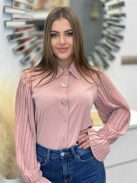 Elegáns, selyem hatású blúz