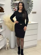 Elegáns szoknya övvel