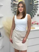 Velúr hatású szoknya