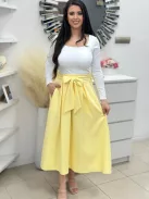 Elegáns, zsebes szoknya