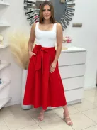 Elegáns, zsebes szoknya