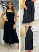 Pliszírozott szoknya