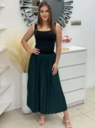 Pliszírozott szoknya