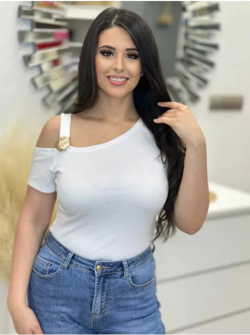 Rugalmas, pamut anyagú felső