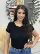 Rugalmas, pamut anyagú felső