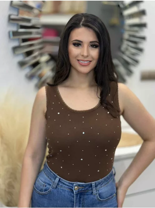 Rugalmas, pamut, ujjatlan felső