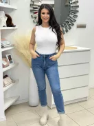 Kövekkel díszített, ujjatlan felső