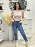 Kövekkel díszített, ujjatlan felső