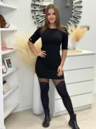 Rugalmas, 20/40DEN-es, combfix mintás harisnya.