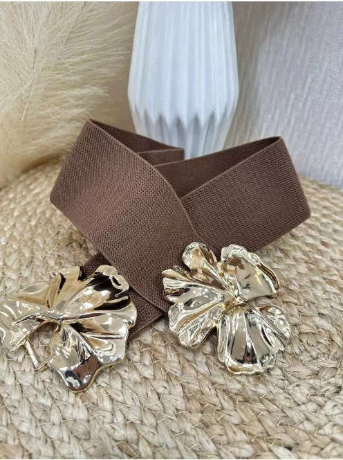 Rugalmas, gumis, fém csatos öv .