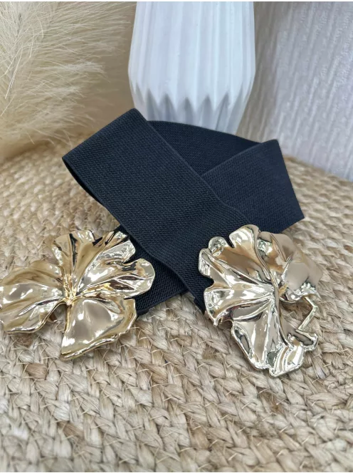 Rugalmas, gumis, fém csatos öv .