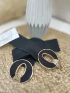 Rugalmas, gumis, arany csatos öv .