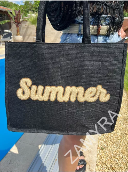 Strandtáska pénztárcával.