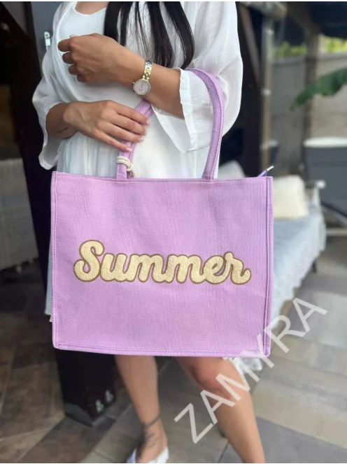 Strandtáska pénztárcával.