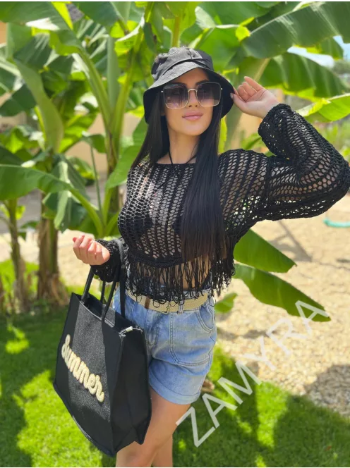 Strandtáska pénztárcával.