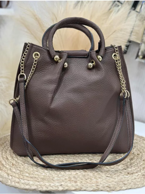 Műbőr kistáska, hosszúpánttal.