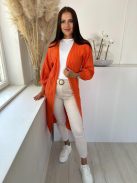 Rugalmas, bordás anyagú, vékony kötött kardigán. (S-XL méretre ajánljuk.)