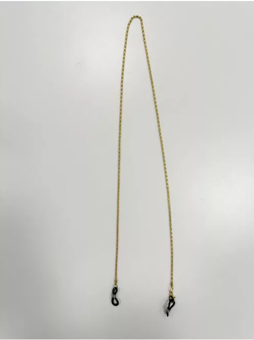 Napszemüveglánc. Fém, akasztható, szilikonos lánc. Hossz: 58 cm. A szemüveg és a lánc külön kapható!