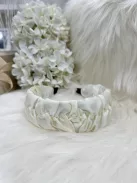 Szatén hatású, vastag, húzott hajpánt.