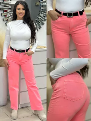 Egyenes szárú, magas derekú farmer