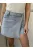 Extra rugalmas, magas derekú, cipzáras, átlapolt, kövekkel díszített, csinos farmerskort. A Modell S méretet visel. (XS-XL méretekben.)