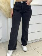 Egyenes szárú, magas derekú farmer