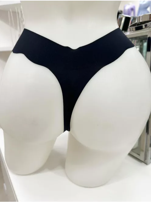 Extra rugalmas anyagú, mikroszálas, varrás nélküli, kényelmes tanga bugyi. A lézervágott bugyik láthatatlanok maradnak a szorosabb ruhák alatt is. (S-XXL méretekben.)