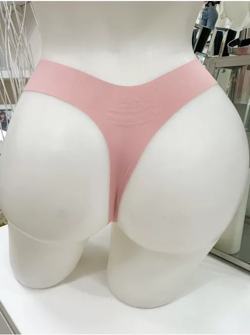 Extra rugalmas anyagú, mikroszálas, varrás nélküli, kényelmes tanga bugyi. A lézervágott bugyik láthatatlanok maradnak a szorosabb ruhák alatt is. (S-XXL méretekben.)