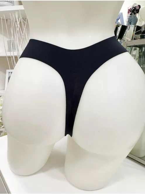 Extra rugalmas anyagú, mikroszálas, varrás nélküli, kényelmes tanga bugyi. A lézervágott bugyik láthatatlanok maradnak a szorosabb ruhák alatt is. (S-XXL méretekben.)