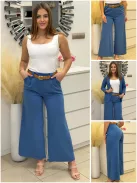 Csinos, zsebes nadrág övvel