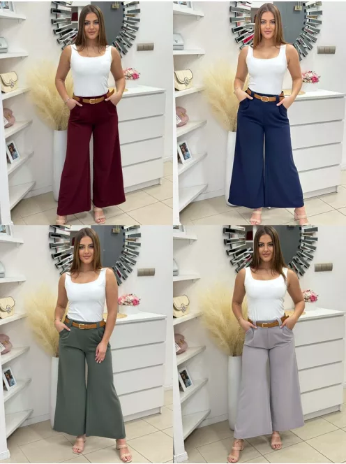 Csinos, zsebes nadrág övvel