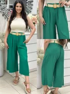 Lenge fazonú, magas, gumis derekú, nem rugalmas anyagú, halásznadrág övvel. (S-XL méretre ajánljuk.)