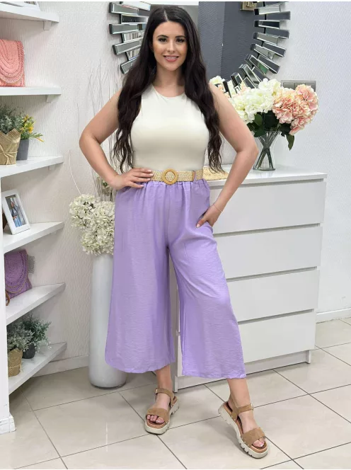 Lenge fazonú, magas, gumis derekú, nem rugalmas anyagú, halásznadrág övvel. (S-XL méretre ajánljuk.)