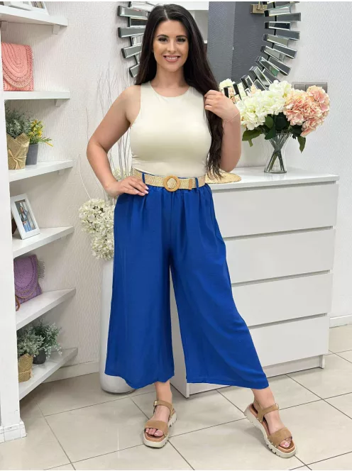 Lenge fazonú, magas, gumis derekú, nem rugalmas anyagú, halásznadrág övvel. (S-XL méretre ajánljuk.)