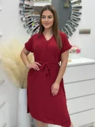 Lenge fazonú, zsebes ruha