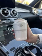 Rozsdamentes acél termosz, levehető akasztóval. 290 ml.