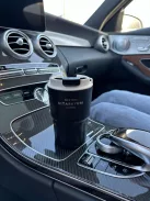 Rozsdamentes acél termosz, levehető akasztóval. 360 ml.