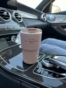 Rozsdamentes acél termosz, levehető akasztóval. 360 ml.