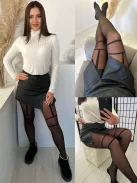 Rugalmas, kényelmes, vékony, 40 DEN-es harisnya. (1/2 és 3/4-es méretekben.)