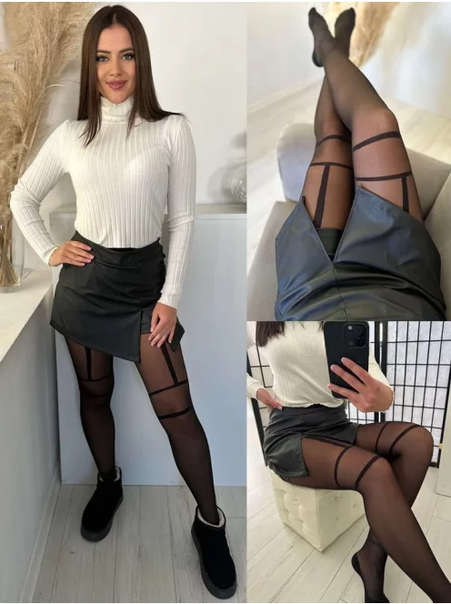 Rugalmas, kényelmes, vékony, 40 DEN-es harisnya. (1/2 és 3/4-es méretekben.)