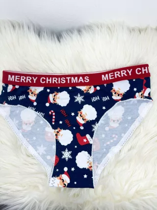   Rugalmas, pamut anyagú, gumis derekú, mintás bugyi. (S-XXL méretekben.)