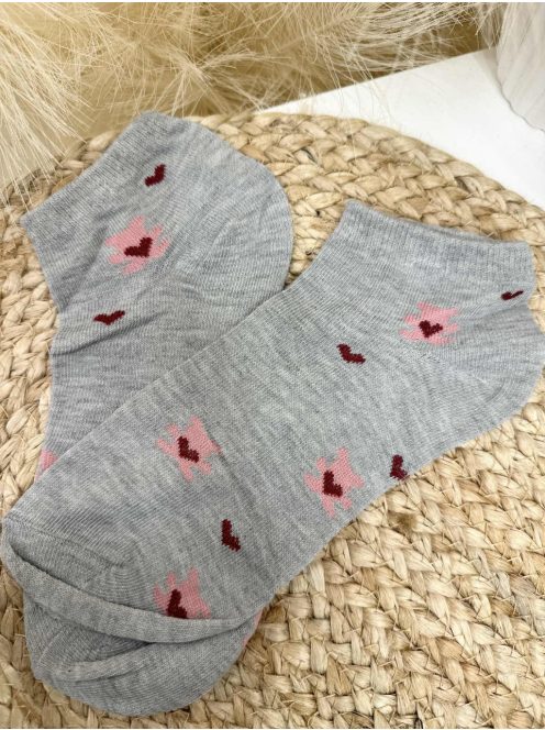 Rugalmas, mintás, pamut bokazokni. 1 csomag / 5 pár zokni.