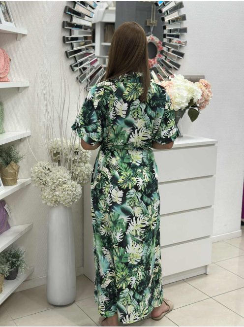 Lenge fazonú, nem rugalmas anyagú, maxi ingruha. (M-XL méretre ajánljuk.)