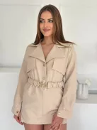 Szoknyanadrágos ruha övvel