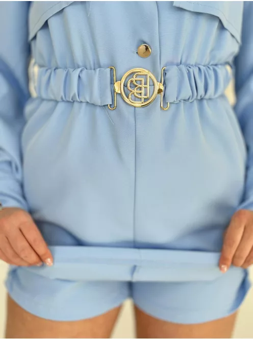 Szoknyanadrágos ruha övvel